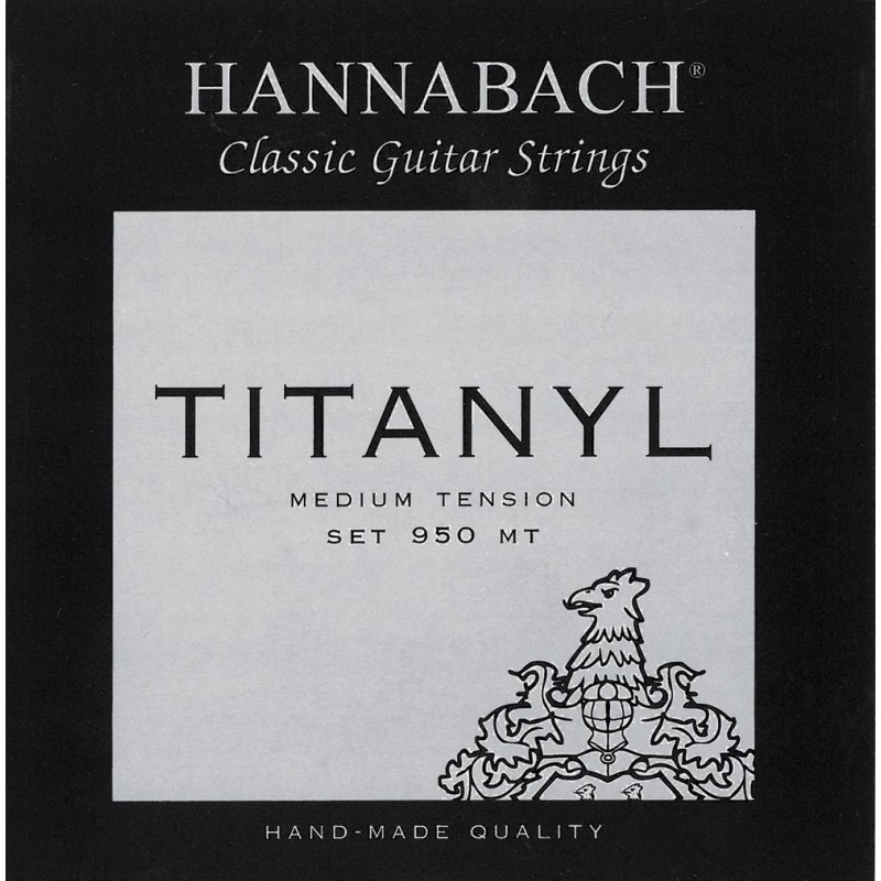 Hannabach 7165186 Struny do gitary klasycznej Serie 950 Medium tension Titanyl